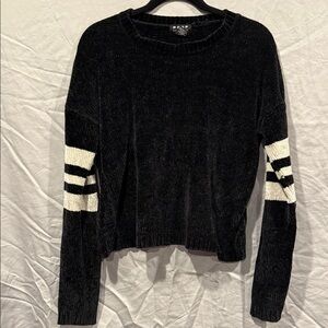 Poof! New York Black Chenille Top